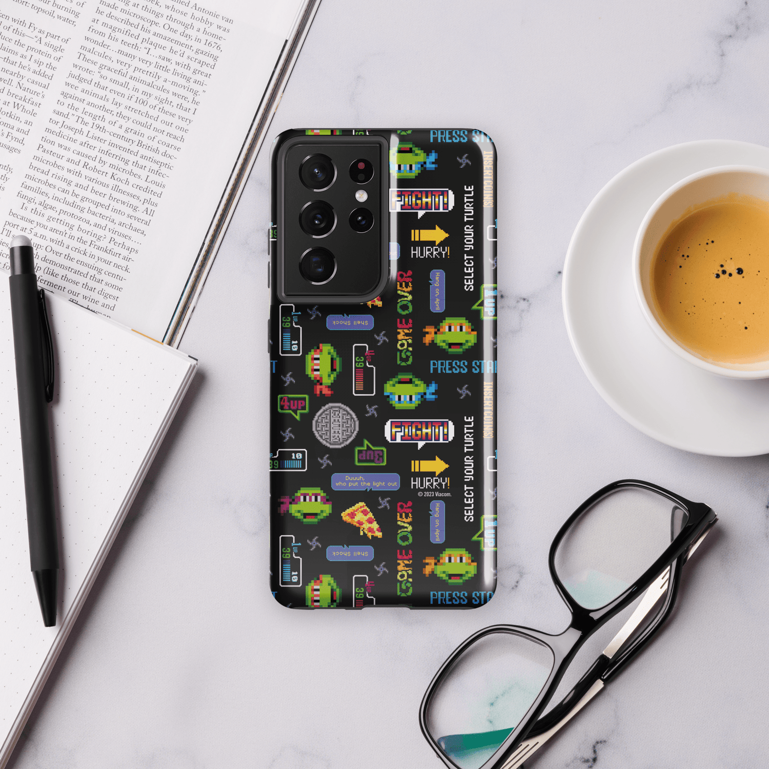 Teenage Mutant Ninja Turtles Video Game Pattern Tough Phone Case - Samsung - Paramount Shop