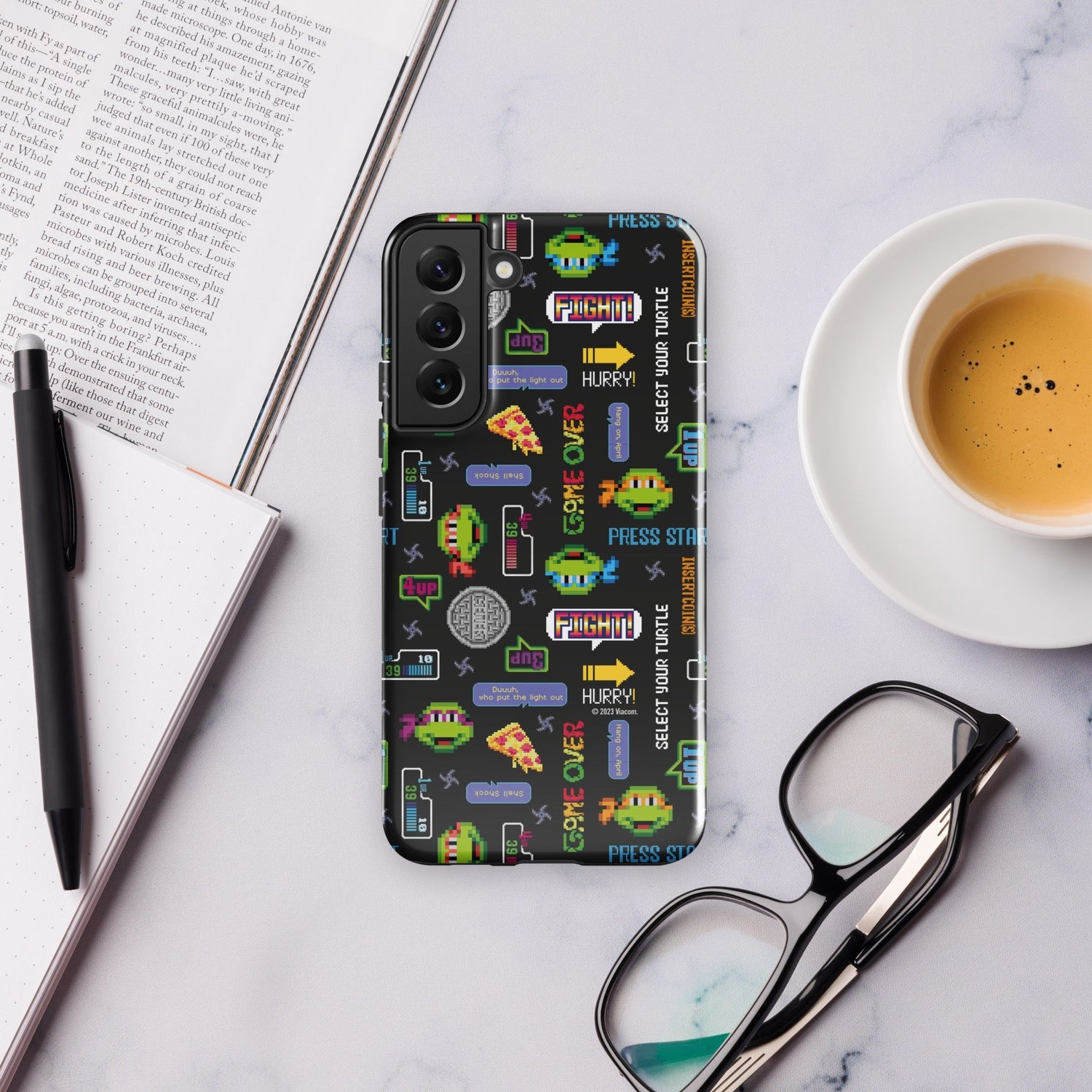 Teenage Mutant Ninja Turtles Video Game Pattern Tough Phone Case - Samsung - Paramount Shop