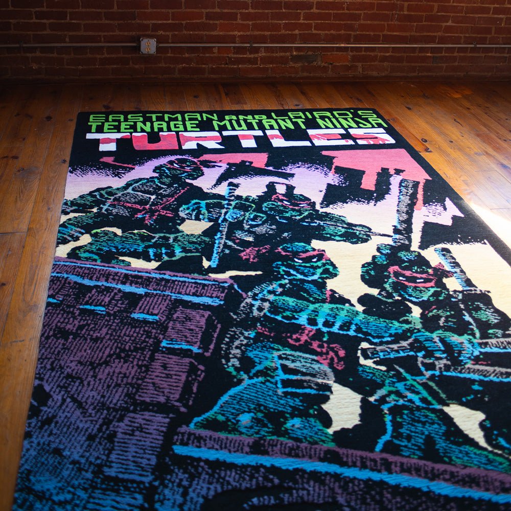 Teenage Mutant Ninja Turtles x Noreen Seabrook Handmade Comic Book Custom Rug - Paramount Shop