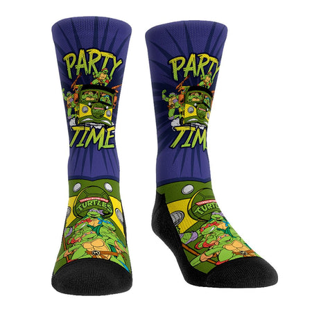 Teenage Mutant Ninja Turtles x Rock 'Em Socks Party Time Socks - Paramount Shop