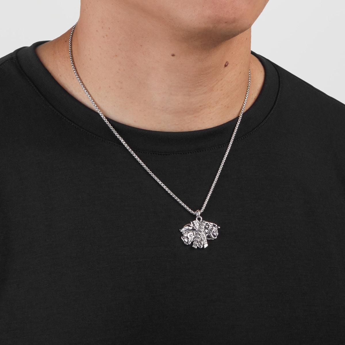 Teenage Mutant Ninja Turtles x RockLove Bebop & Rocksteady Necklace - Paramount Shop