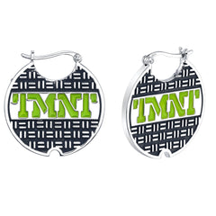 Teenage Mutant Ninja Turtles x RockLove Sewer Lid Hoop Earrings