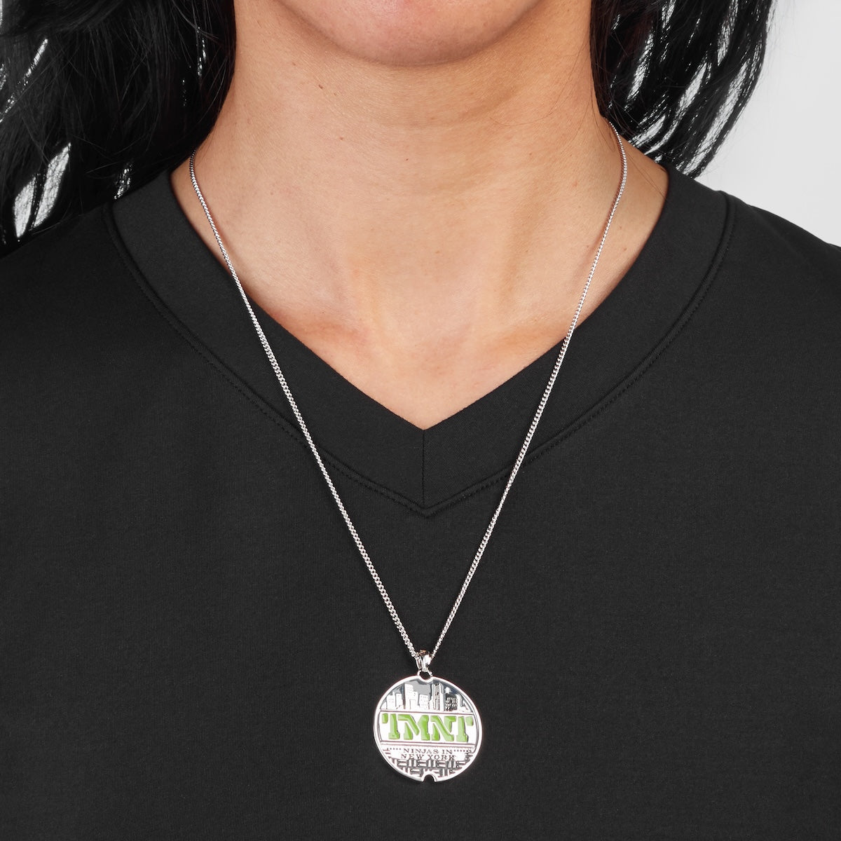 Teenage Mutant Ninja Turtles x RockLove Sewer Lid Necklace - Paramount Shop