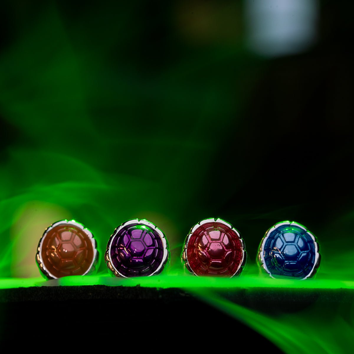 Teenage Mutant Ninja Turtles x RockLove Shell Stud Earrings - Paramount Shop