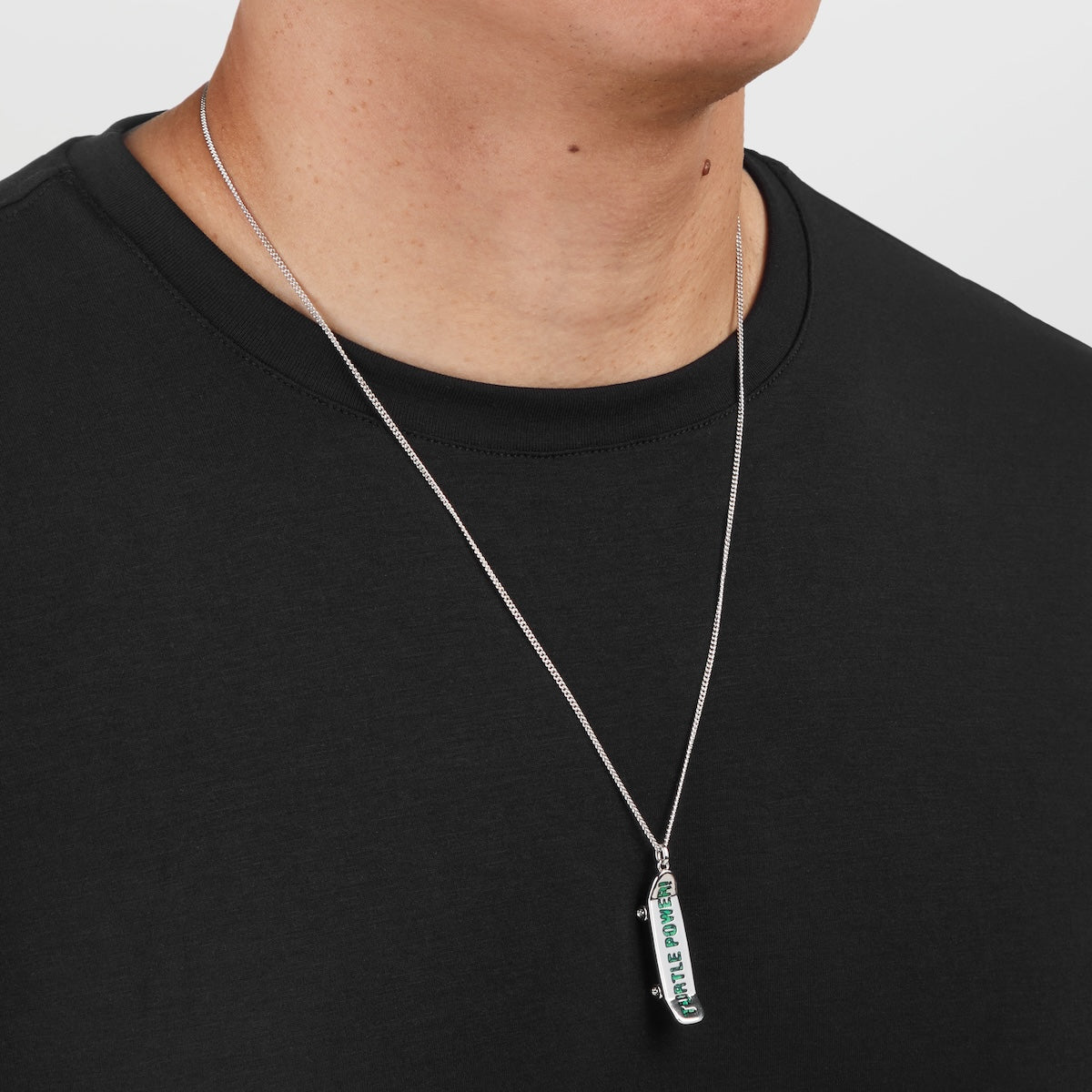 Teenage Mutant Ninja Turtles x RockLove Skateboard Necklace - Paramount Shop