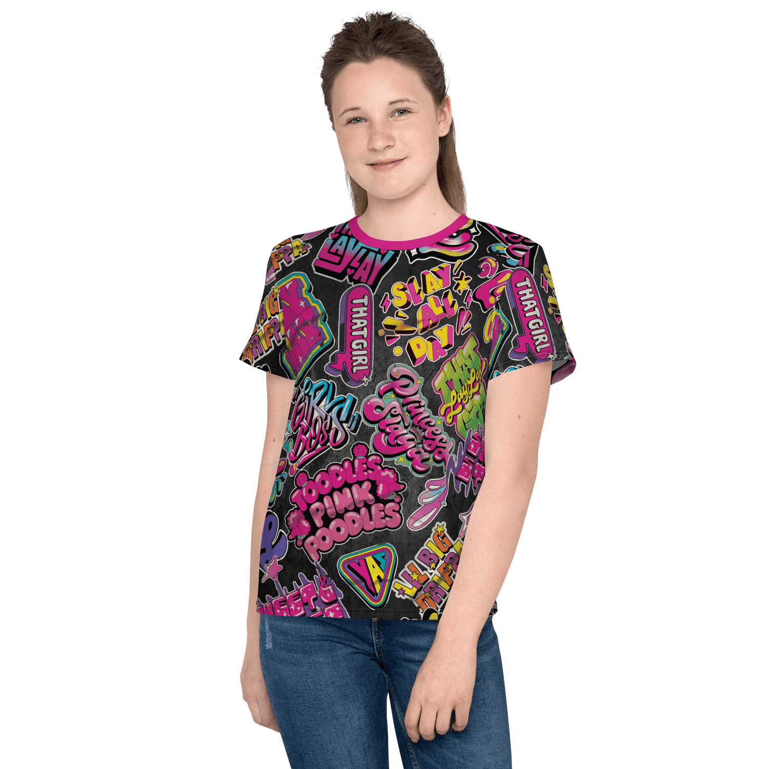 That Girl Lay Lay Princess Slaya Kids Short Sleeve T - Shirt - Paramount Shop