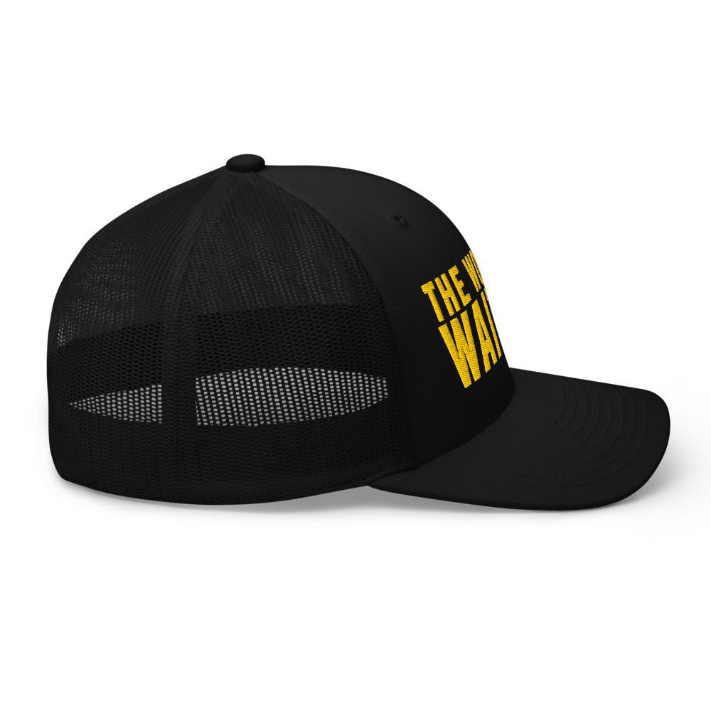 The Amazing Race The World Is Waiting Embroidered Trucker Hat - Paramount Shop