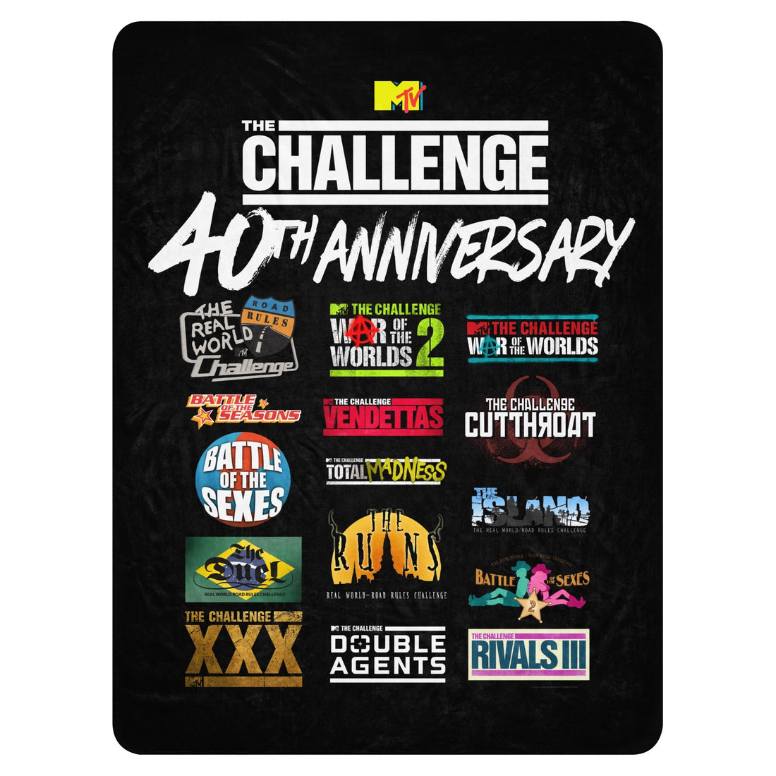 The Challenge 40th Anniversary Sherpa Blanket – Paramount Shop