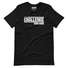 The Challenge Logo Personalisierbar T-Shirt - Schwarz / Sm