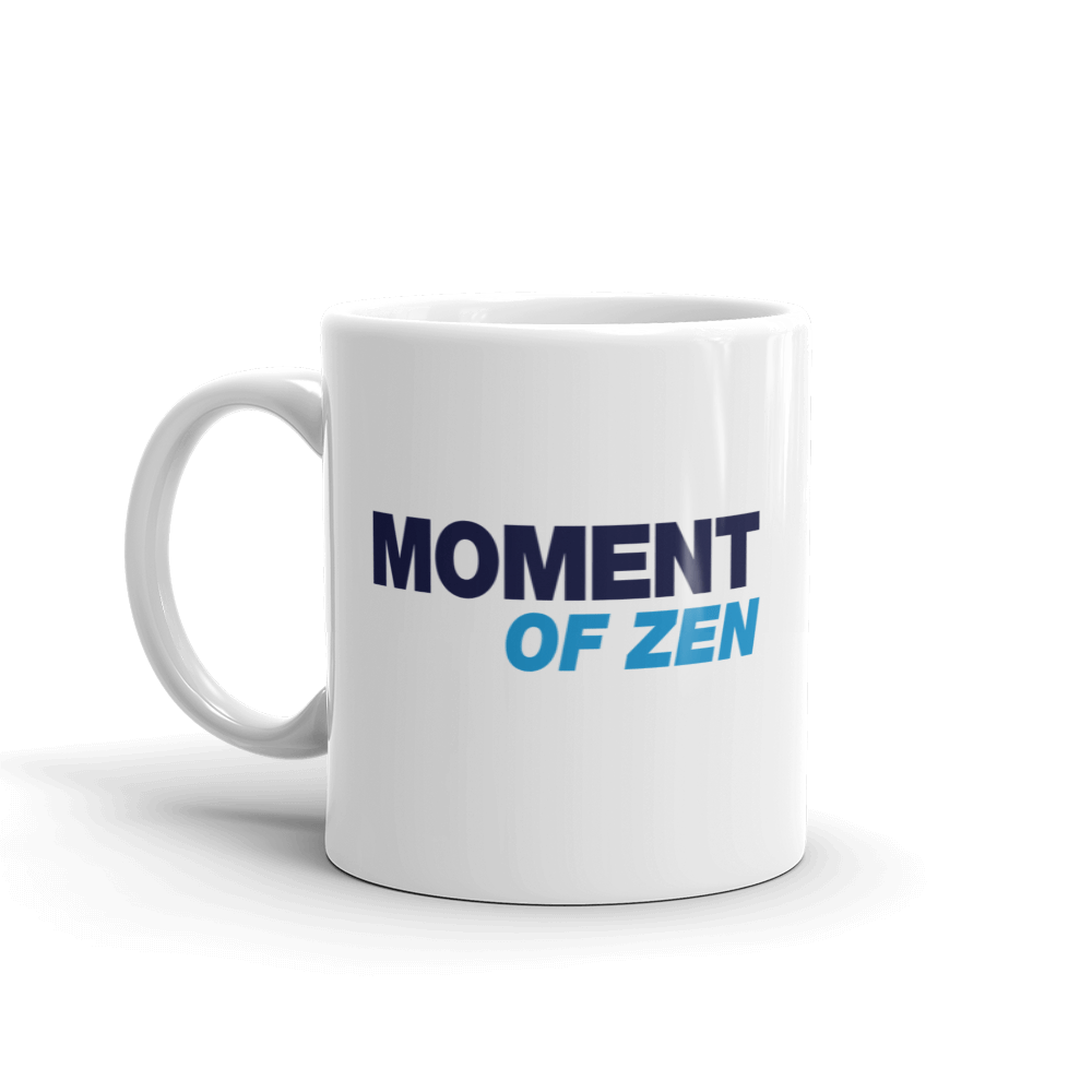 The Daily Show with Trevor Noah Moment of Zen White Mug