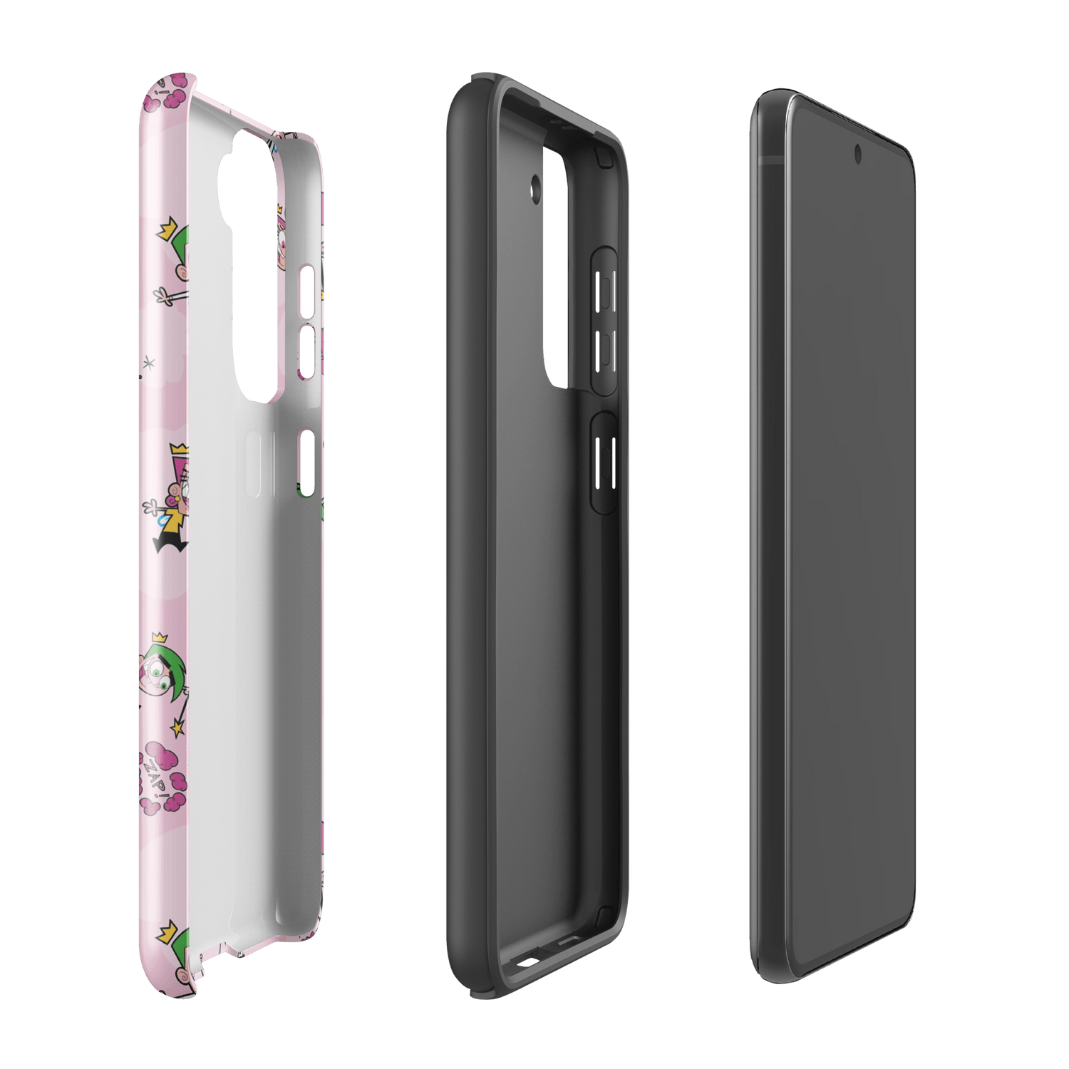 The Fairly OddParents Zap! Pattern Tough Phone Case - Samsung - Paramount Shop