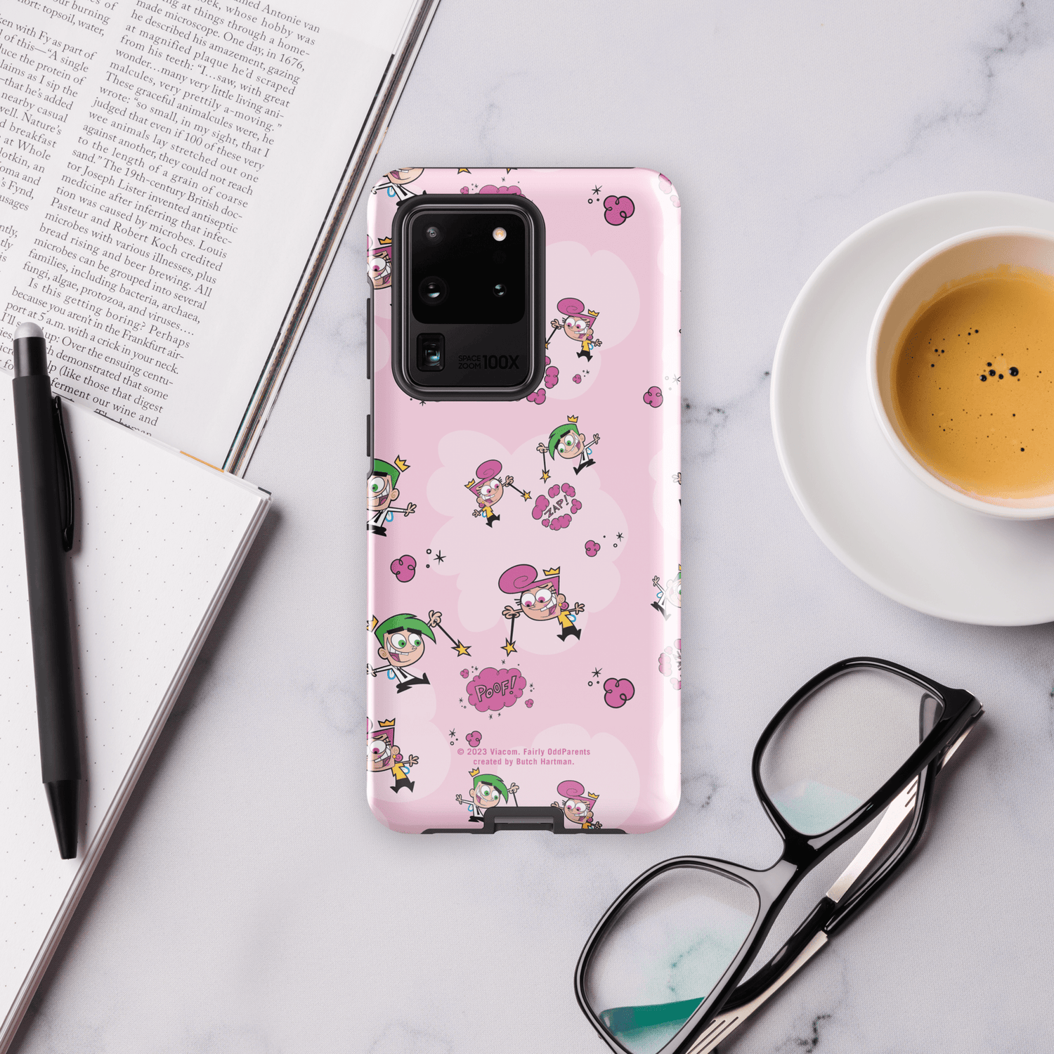 The Fairly OddParents Zap! Pattern Tough Phone Case - Samsung - Paramount Shop