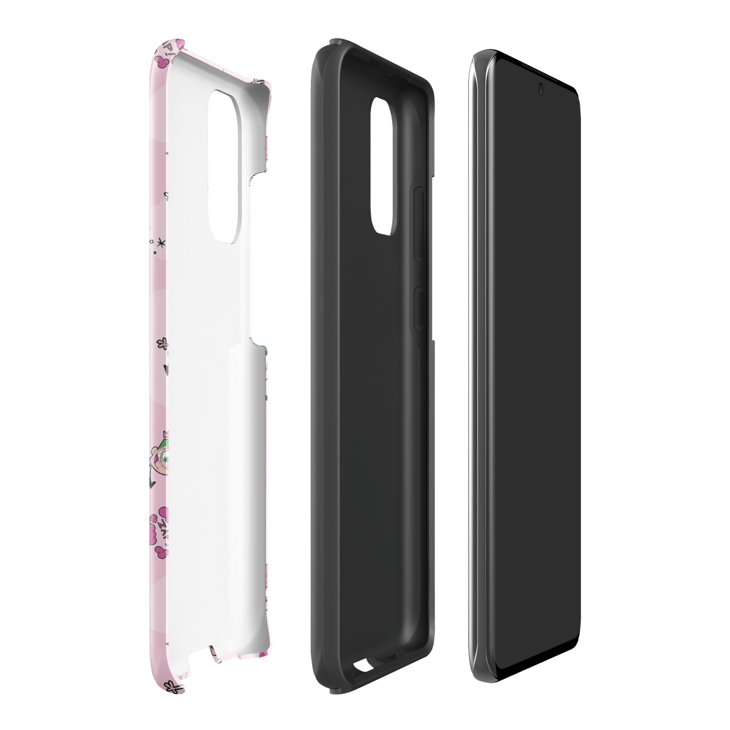 The Fairly OddParents Zap! Pattern Tough Phone Case - Samsung - Paramount Shop