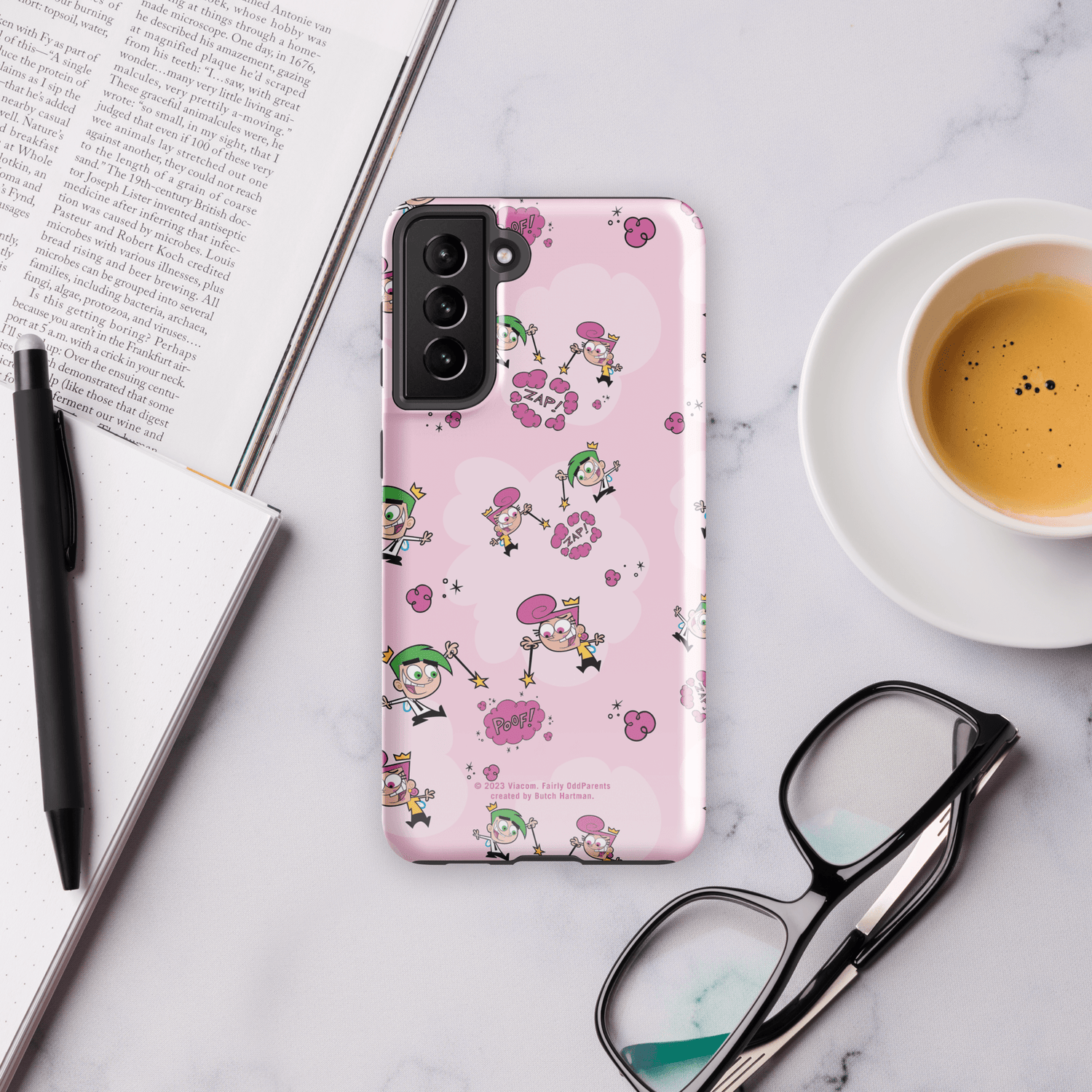 The Fairly OddParents Zap! Pattern Tough Phone Case - Samsung - Paramount Shop