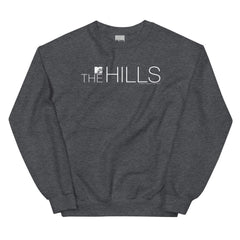The Hills Logo Crewneck Sweatshirt - Charcoal / SM