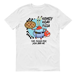 Camiseta de manga corta The Krusty Krab Pizza - Blanco / Sm