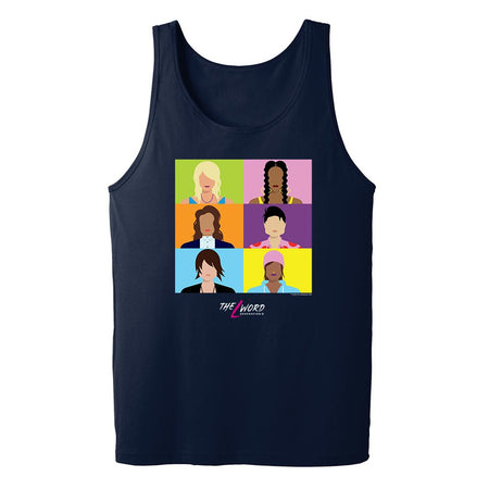 The L Word: Generation Q Faces Adult Tank Top - Paramount Shop