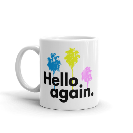 The L Word: Generation Q Hello Again Palm Trees White Mug - Paramount Shop