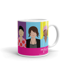 The L Word: Generation Q Taza Blanca Caras Horizontales - Blanco / 11 onzas