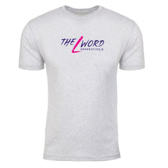 The L Word: Generation Q Logo Men's Tri-Blend T-Shirt - Heather White / SM