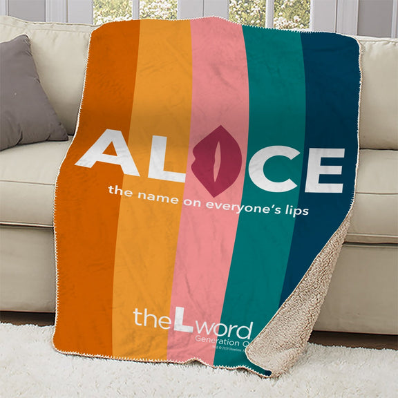 The L Word: Generation Q The Alice Show Logo Sherpa Blanket – Paramount ...