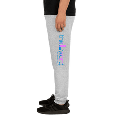 The L Word: Generation Q Tropical Logo Adult Fleece Joggers - Athletic Heather / S