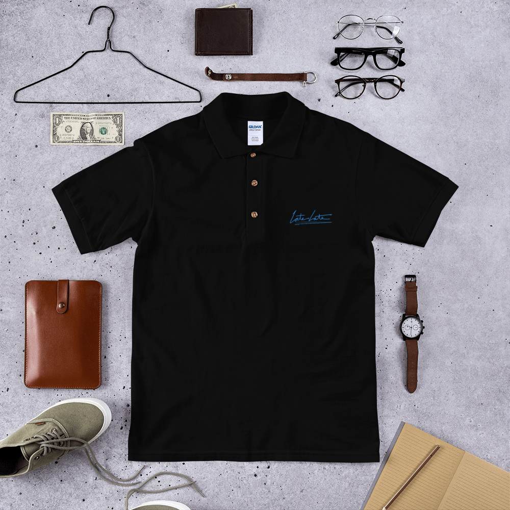The Late Late Show with James Corden Logo Embroidered Polo - Paramount Shop