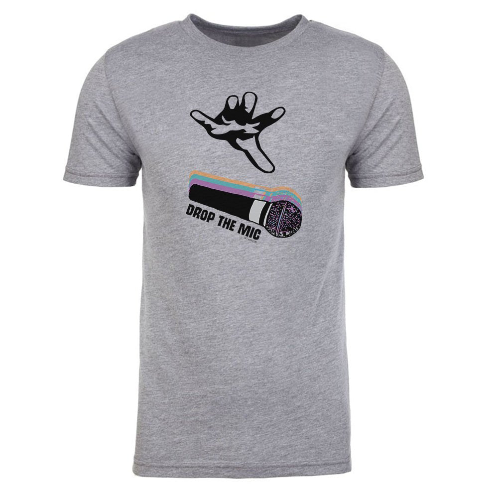 The Late Late Show with James Corden Mic Drop Men's Tri - Blend T - Shirt - Paramount Shop