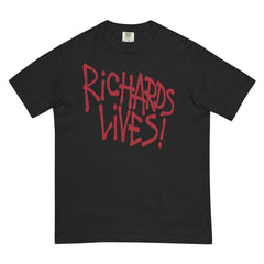 The Running Man T-Shirt "Richards Lives!" - Black / SM