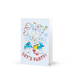 The Smurfs Let's Party Greeting Card - 5 in x 7 in