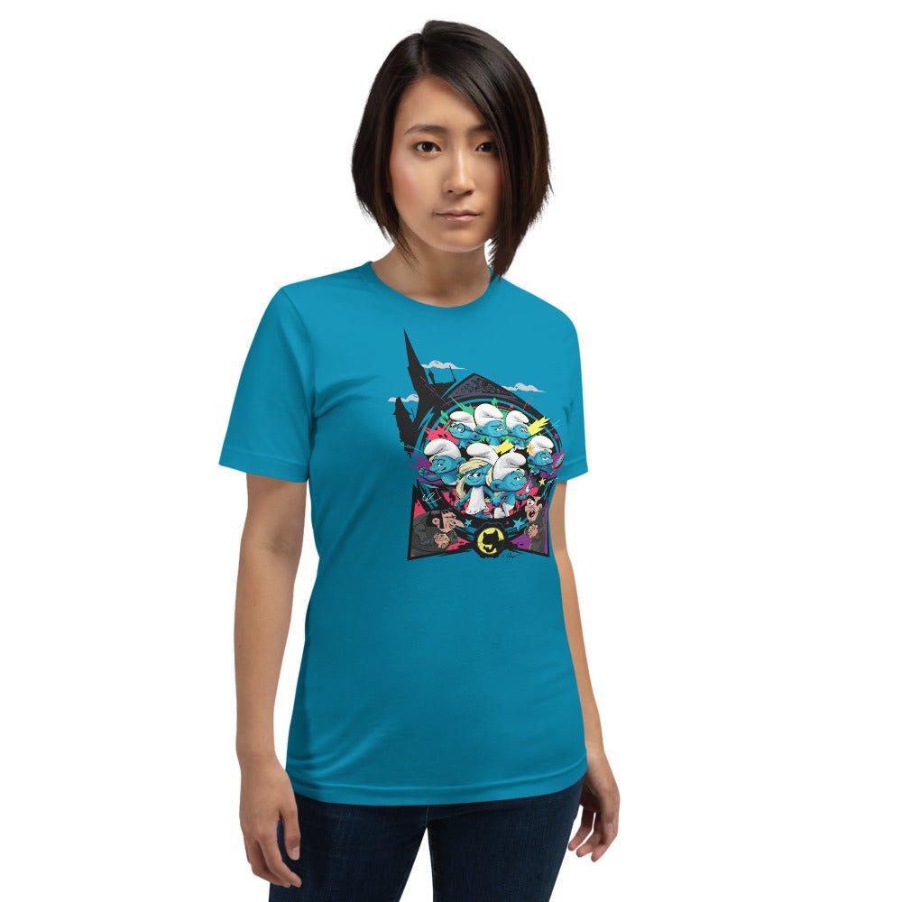 The Smurfs Movie Character Adult Short Sleeve T-Shirt - Paramount Shop