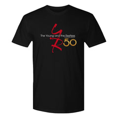 T-Shirt zum 50. Jahrestag von The Young and the Restless - Schwarz / Sm