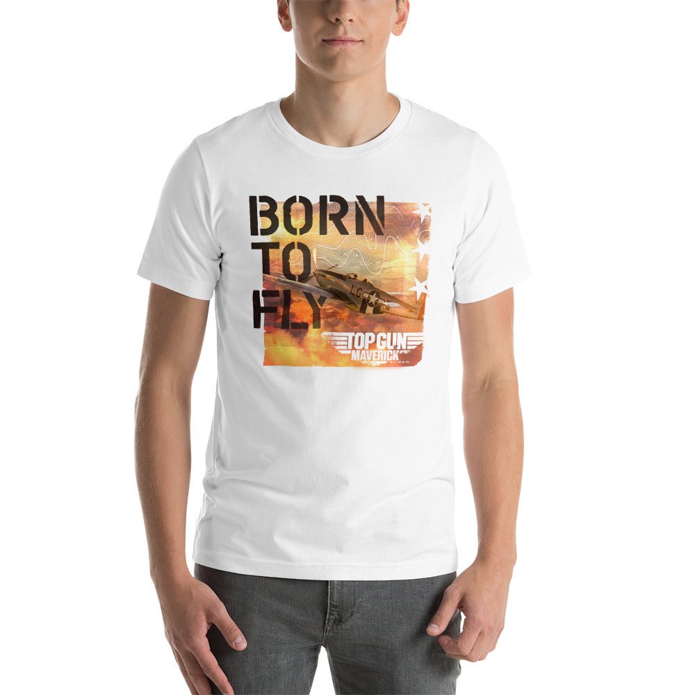 Top Gun: Maverick Born To Fly Adult Short Sleeve T - Shirt - Paramount Shop