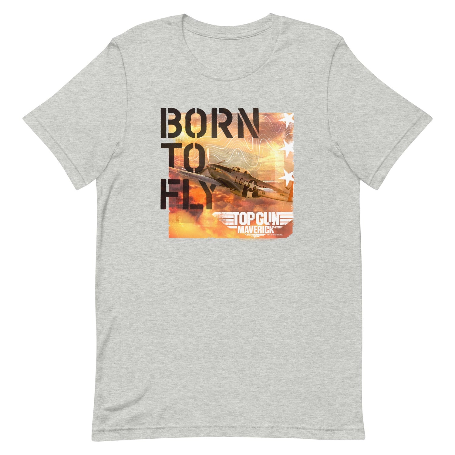 Top Gun: Maverick Born To Fly Adult Short Sleeve T - Shirt - Paramount Shop