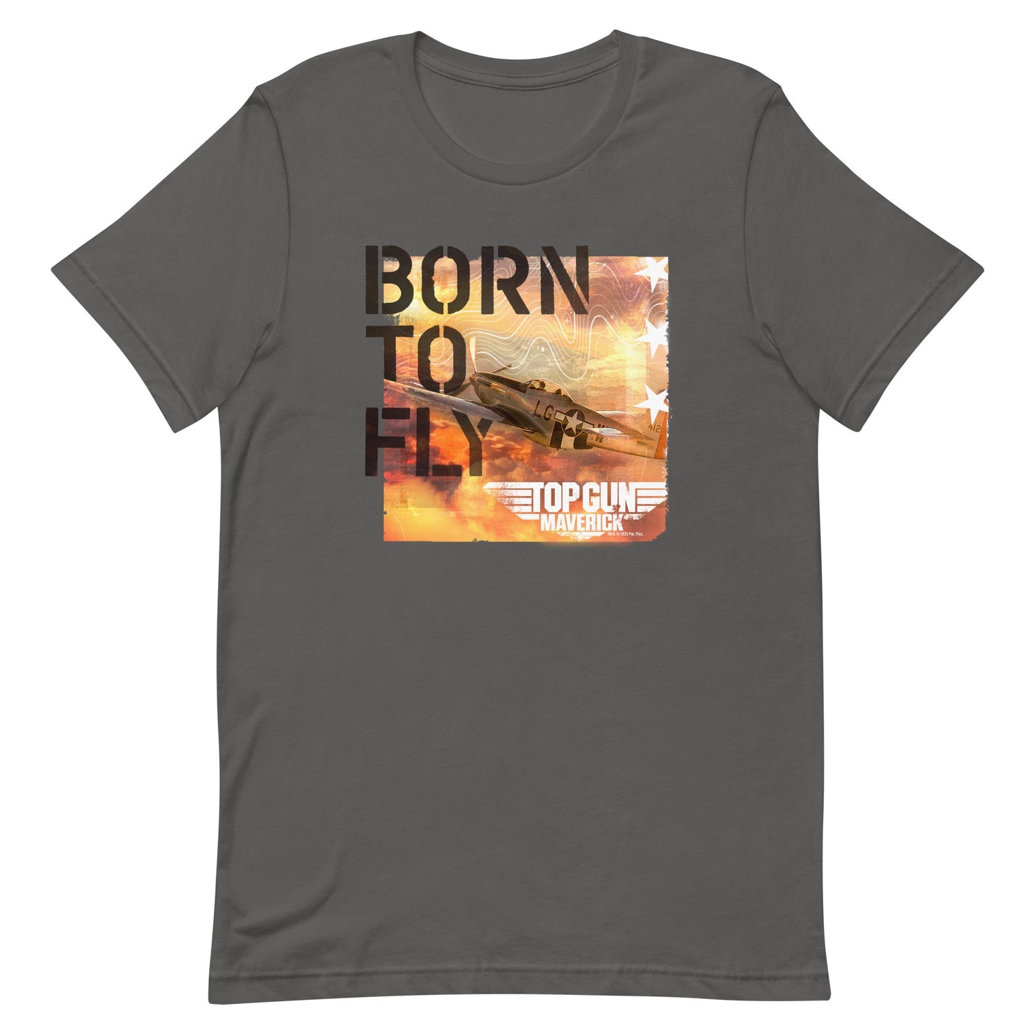 Top Gun: Maverick Born To Fly Adult Short Sleeve T - Shirt - Paramount Shop