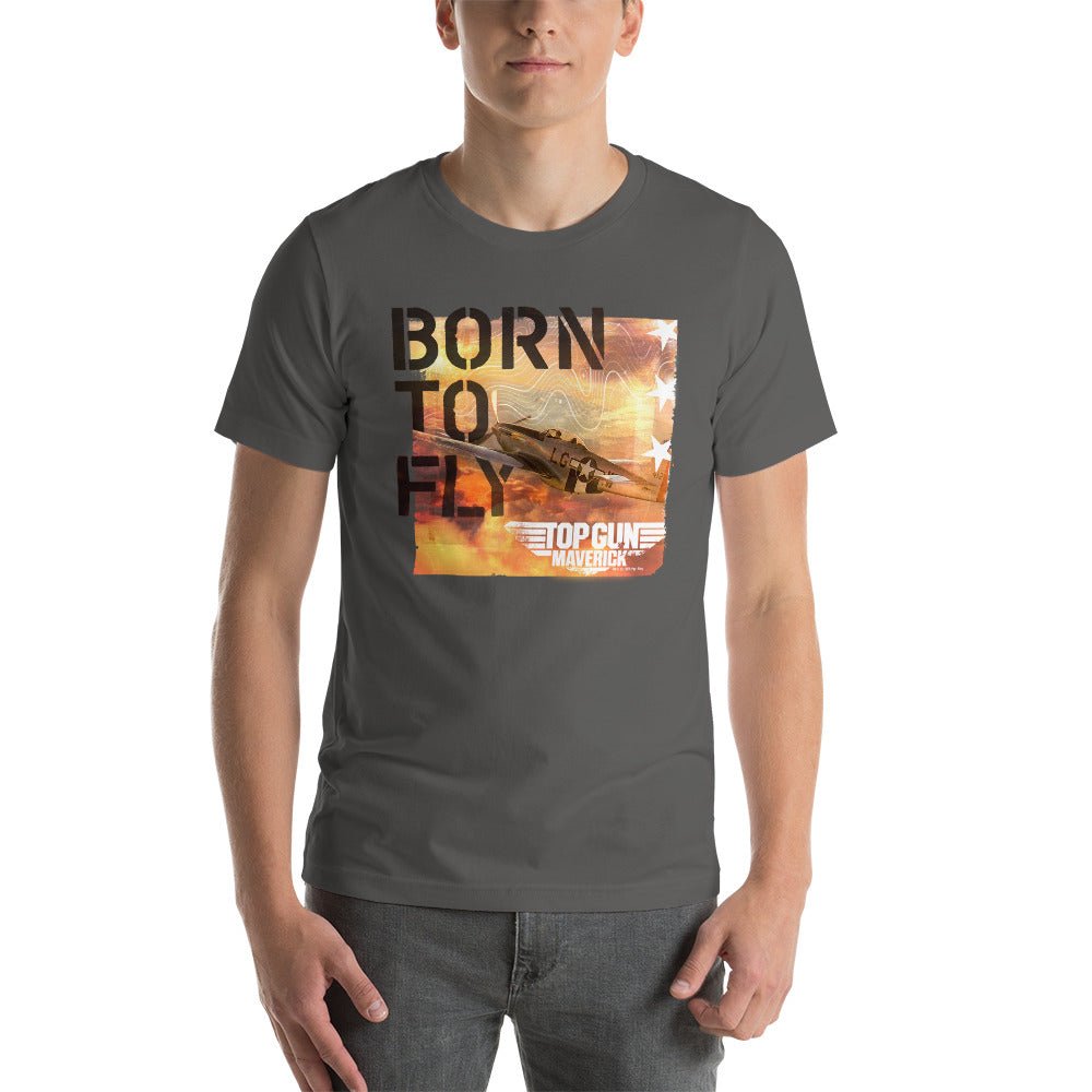 Top Gun: Maverick Born To Fly Adult Short Sleeve T - Shirt - Paramount Shop