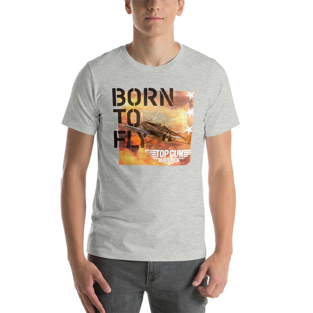 Top Gun: Maverick Born To Fly Adult Short Sleeve T - Shirt - Paramount Shop