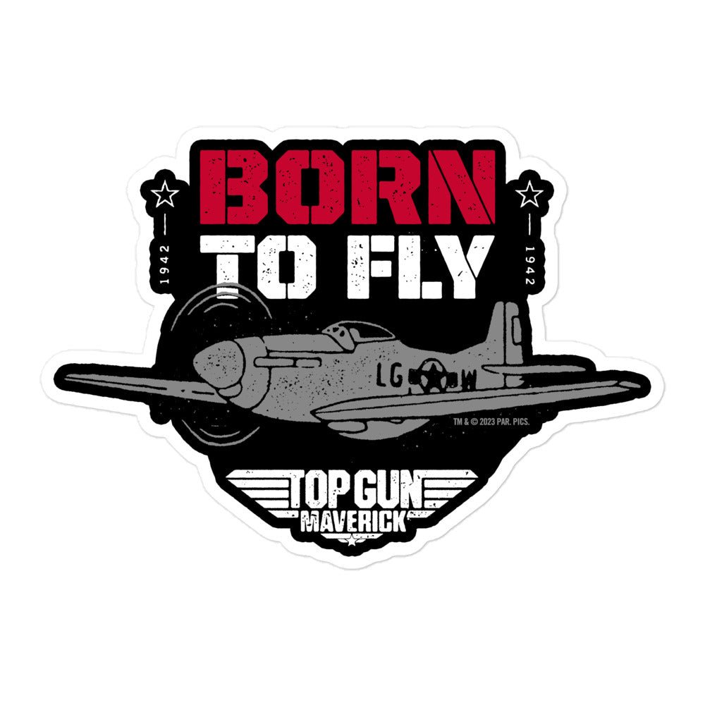 Top Gun: Maverick Born To Fly Die Cut Sticker – Paramount Shop