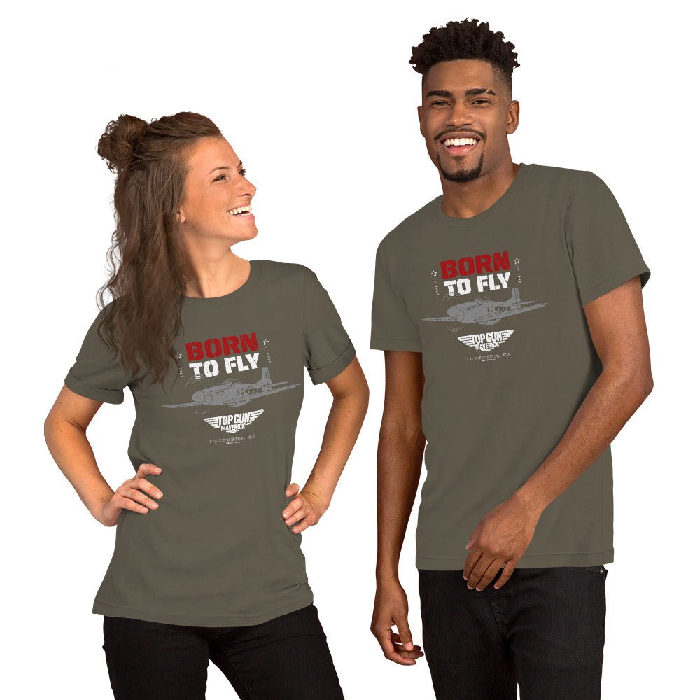 Top Gun: Maverick Born To Fly Unisex Premium T - Shirt - Paramount Shop
