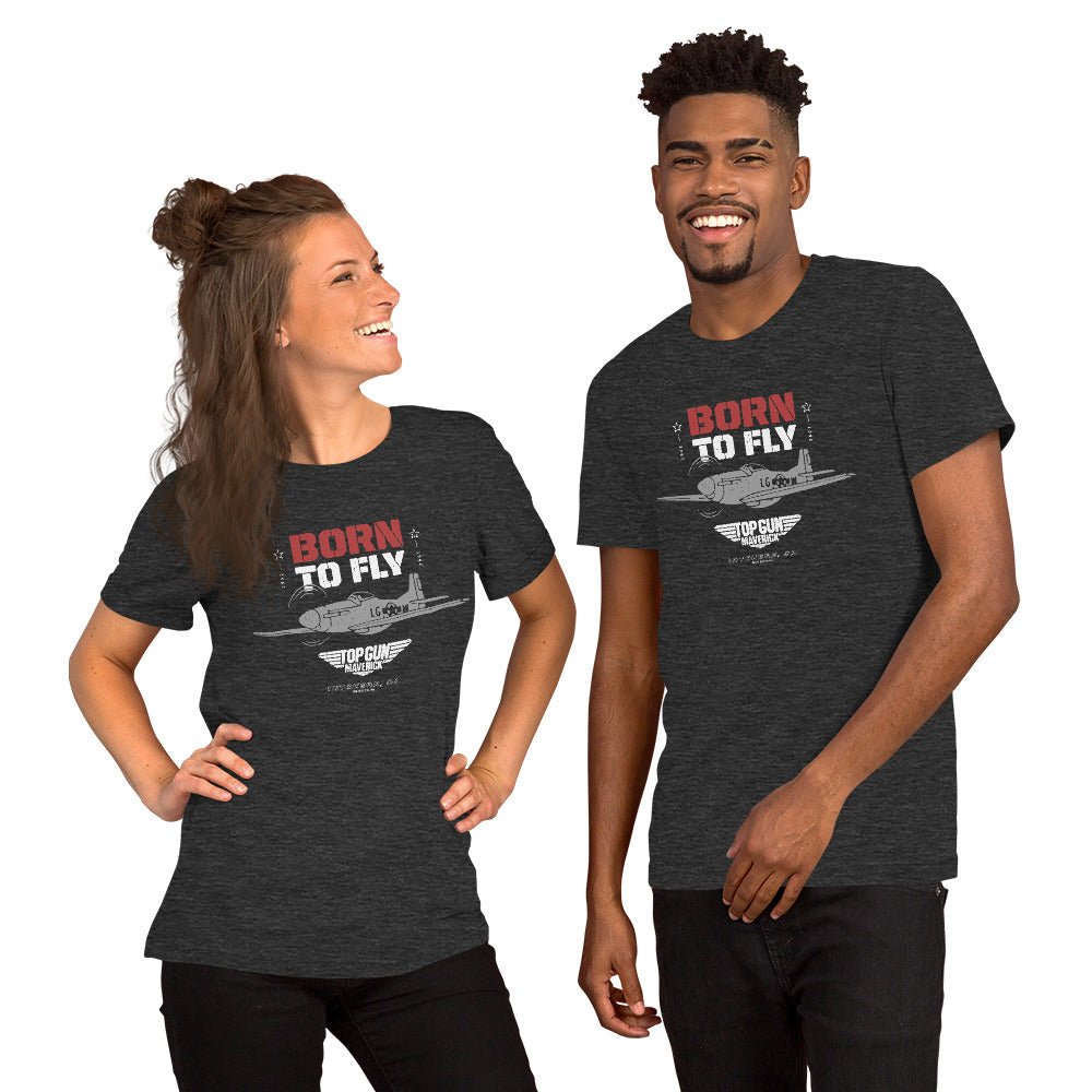 Top Gun: Maverick Born To Fly Unisex Premium T - Shirt - Paramount Shop