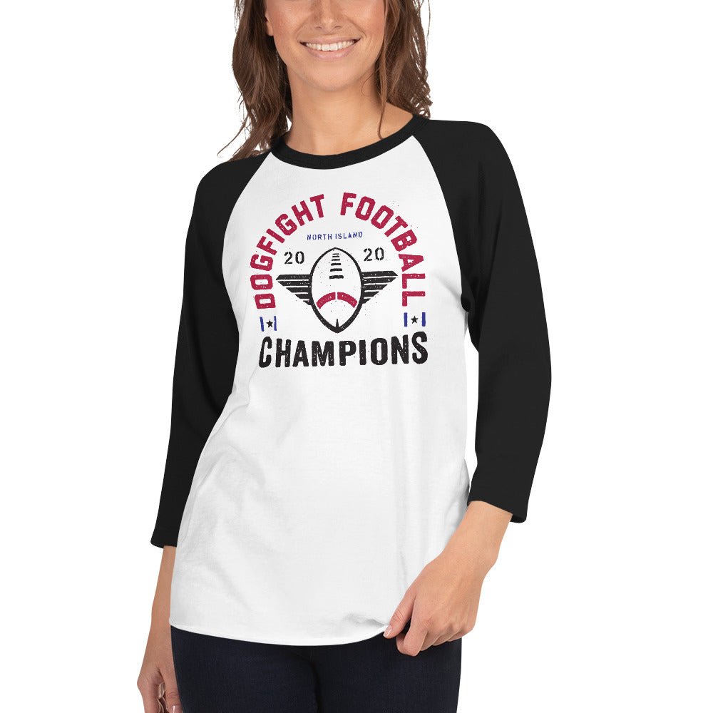 Top Gun: Maverick Dogfight Football Champions 3/4 Sleeve Raglan Shirt - Paramount Shop