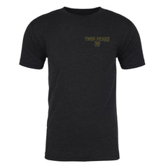 Twin Peaks 30. Jahrestag Logo Herren's Tri-Blend T-Shirt - Vintage Schwarz / SM