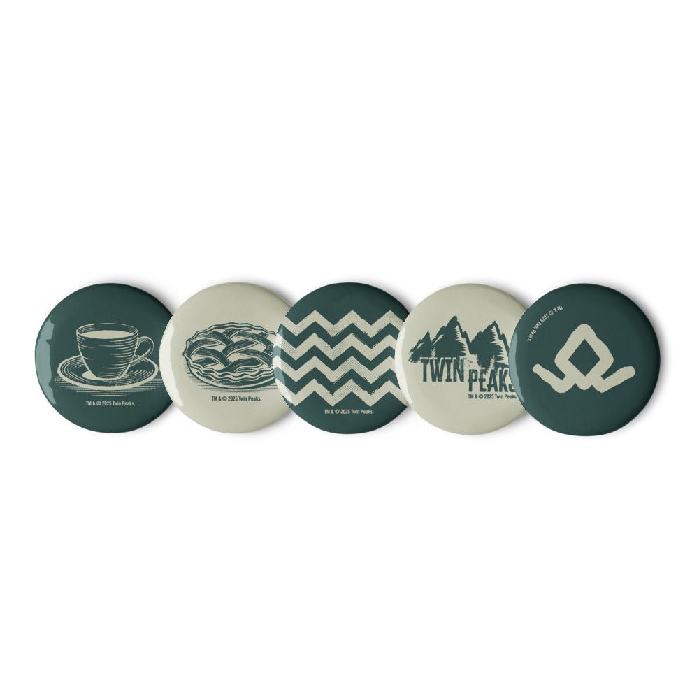 Twin Peaks Icons 5 Pin Set