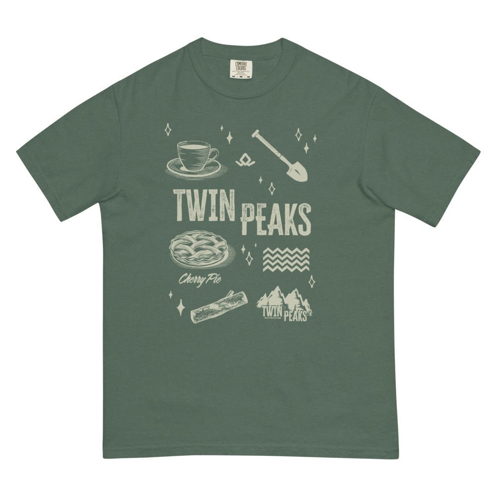 Twin Peaks Icons Comfort Colors T-Shirt