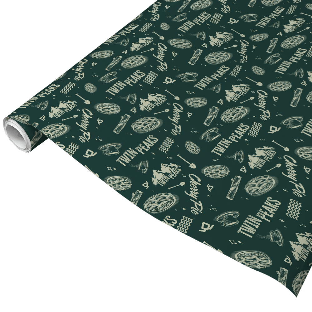 Twin Peaks Pattern Satin Gift Wrap - Paramount Shop