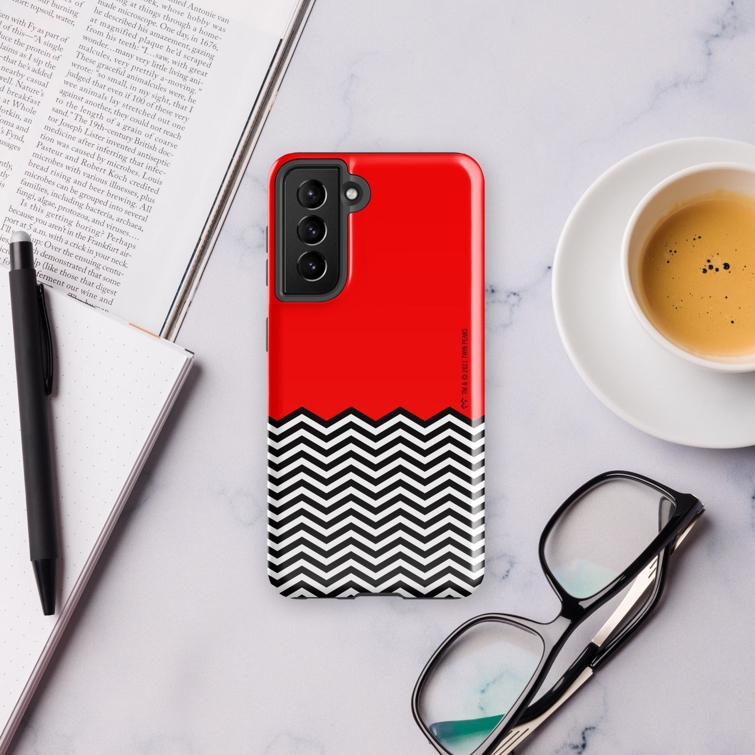 Twin Peaks Red Room Chevron Tough Phone Case - Samsung - Paramount Shop