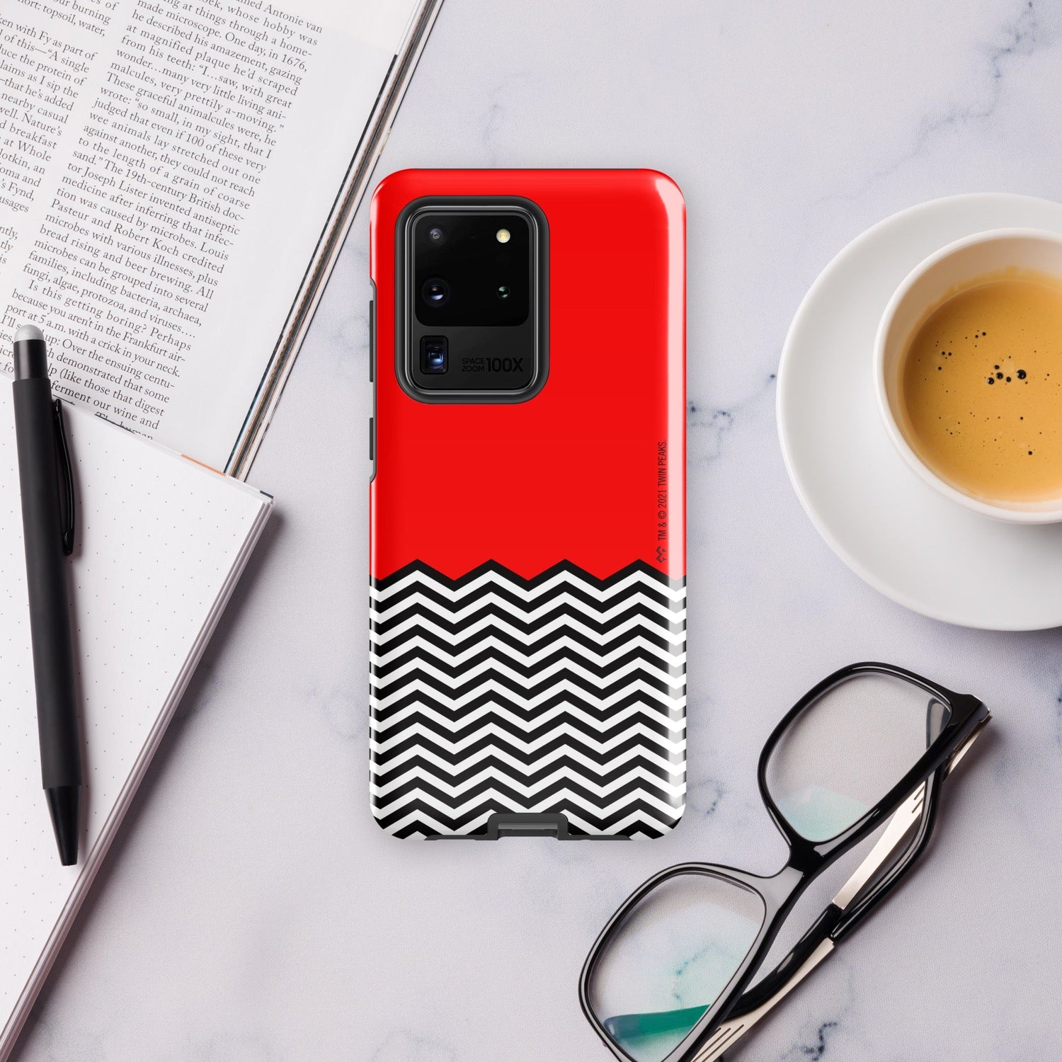 Twin Peaks Red Room Chevron Tough Phone Case - Samsung - Paramount Shop