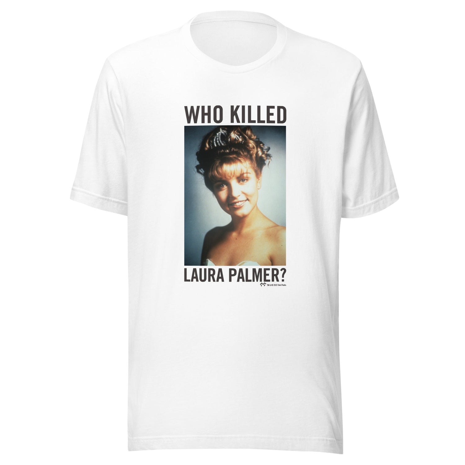 Twin Peaks Who Killed Laura Palmer? Adult Short Sleeve T-Shirt - Paramount Shop