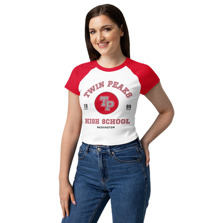 Twin Peaks Women’s Raglan Tee High School - Paramount Shop