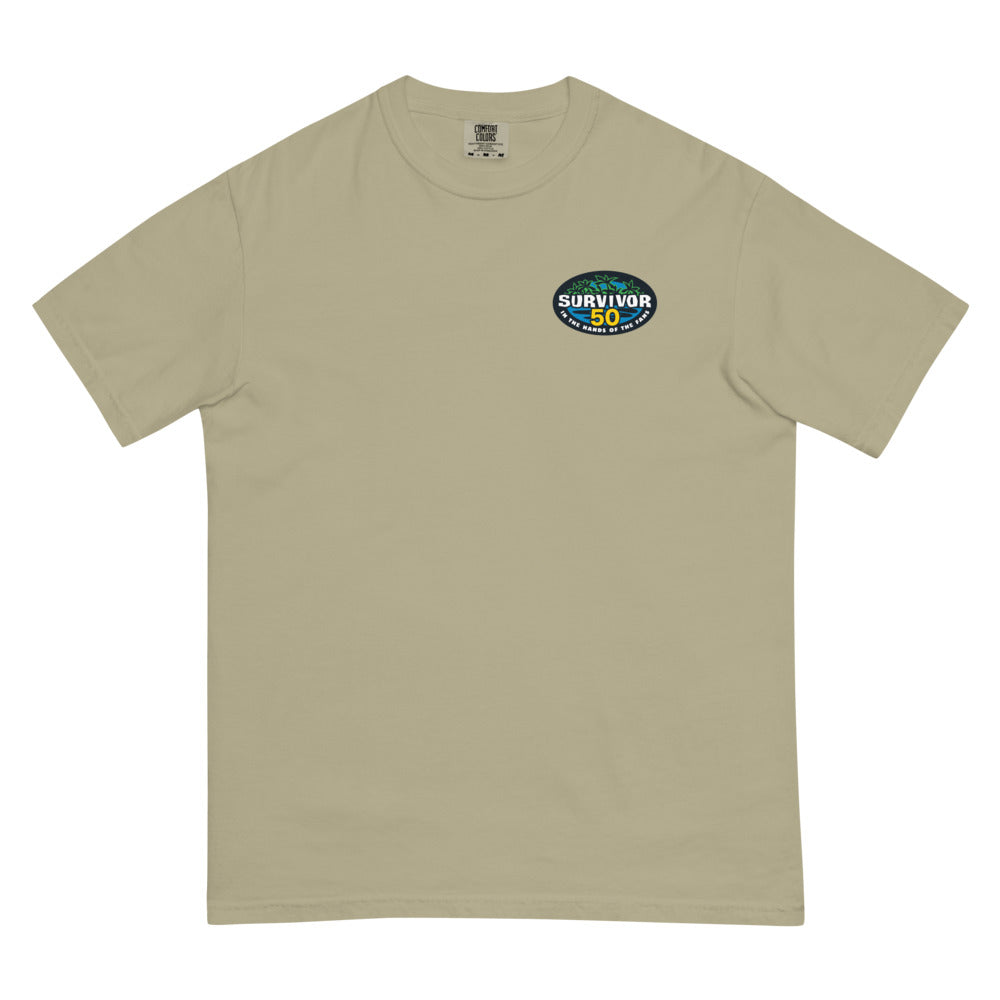 Survivor Comfort Colors T-Shirt 50 Seasons Logo